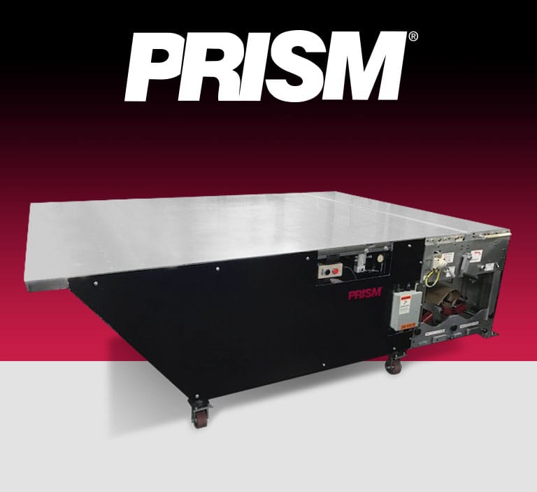 PRISM wrap table for large litho labels