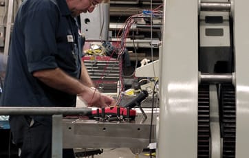 How we repair old paper cutter machines: Step Four: Test Cutting Machine