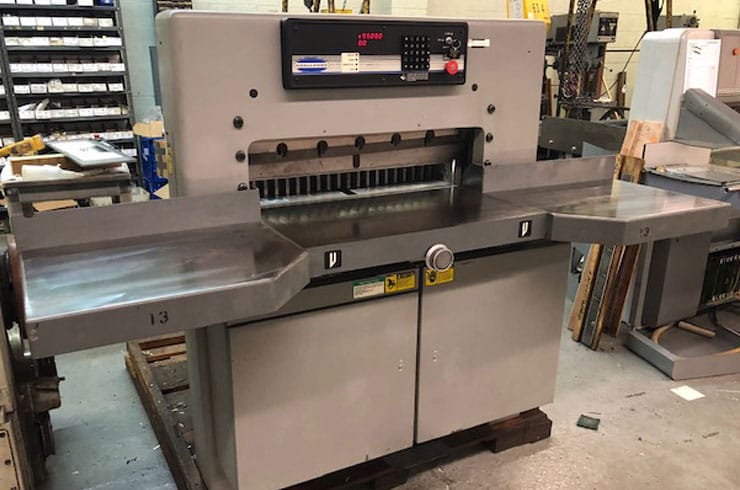 Used Challenge 30" MPC Paper Cutter Machine