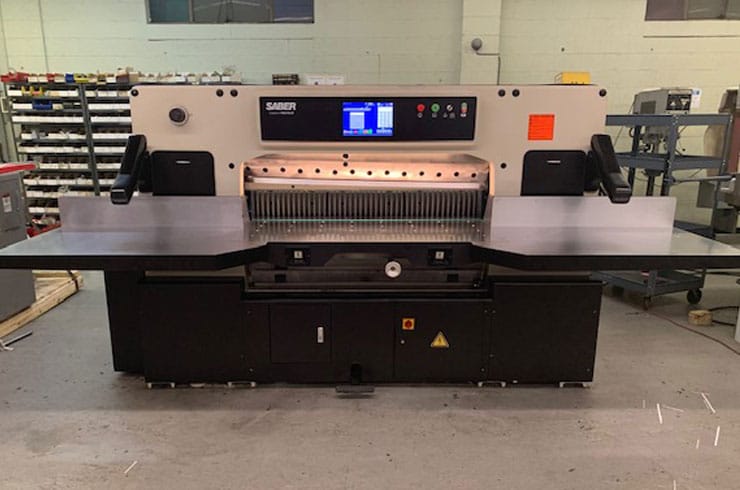 Used Saber 54" S137 Paper Cutter Machine