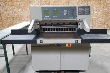 Used 30" Challenge Paper Cutter XG Machine