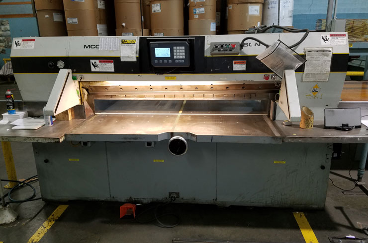 Used Dexter Lawson 70" MCC Paper Cutter Machine