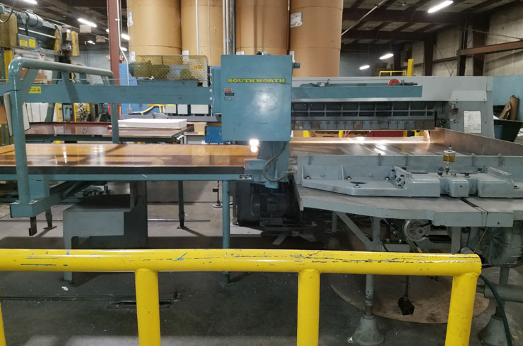 Used Dexter Lawson 70" MCC Paper Cutter Thumnbail Photo Three