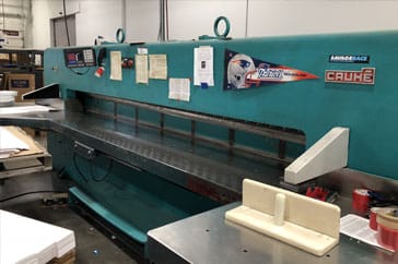 Used 144" Cauhe Paper Cutter 366 Machine