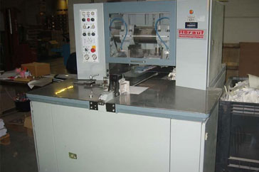 Used 15" Horauf Three-Knife Trimmer SN140 Demand Machine