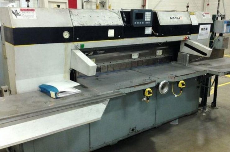 Used Dexter Lawson 70" 70 MCC Paper Cutter Machine