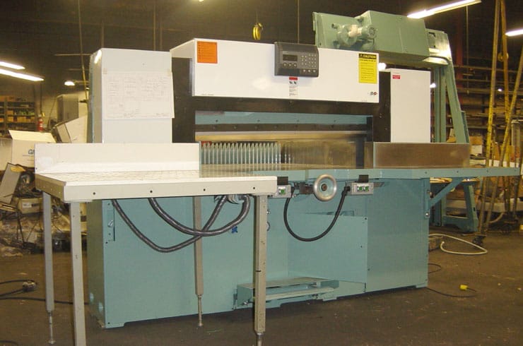 Used Dexter Lawson 52" 52 MPU Paper Cutter Machine