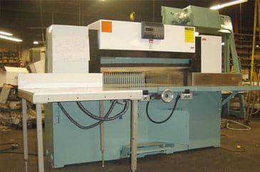 Used 52" Dexter Lawson Paper Cutter 52 MPU Machine