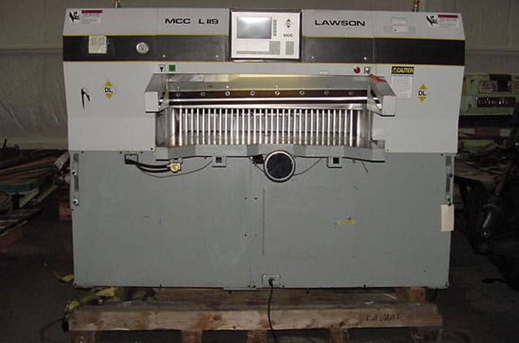 Used Dexter Lawson 47" 47 MCC Paper Cutter Machine