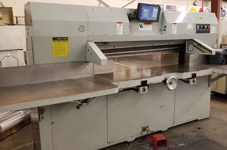 Used Dexter Lawson 60" 60 MCC Paper Cutter Machine