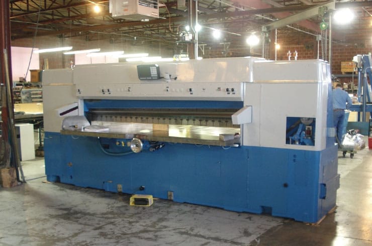 Used Dexter Lawson 110" 110 Pacemaker II Paper Cutter Machine