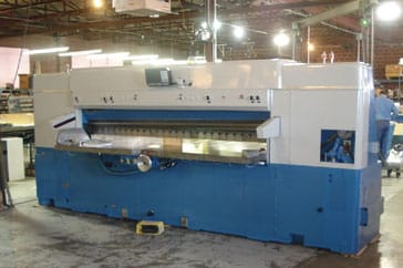 Used 110" Dexter Lawson Paper Cutter 110 Pacemaker II Machine