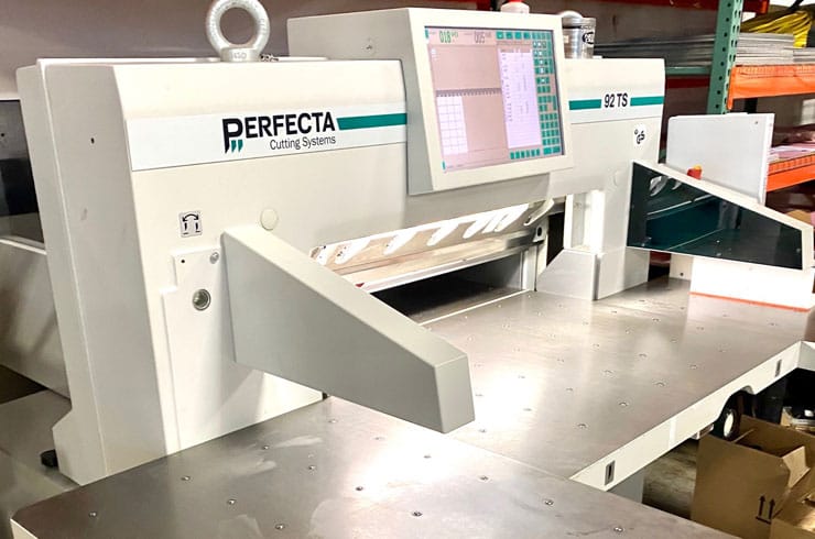 Used Perfecta 36" 92 TS Paper Cutter Thumnbail Photo Three
