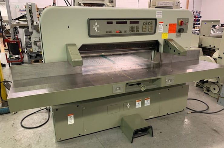 Polar shop cutting machine