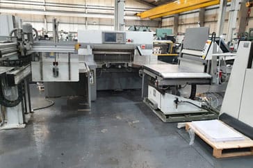 Used 45" Polar Cutting System 115XT Flowline Machine