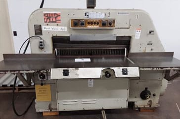 Used 42" Polar Paper Cutter 107 EL Machine