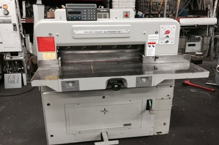 Used Polar 28" 72 CE Paper Cutter Machine