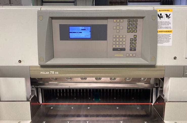 Used Polar 30" 78 XS Paper Cutter Thumnbail Photo Three