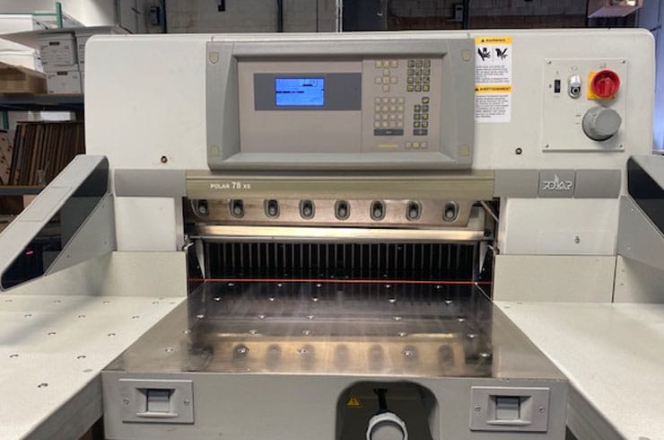 Used Polar 30" 78 XS Paper Cutter Thumbnail Photo Four