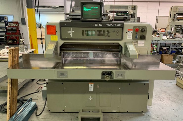 Used  36" 92 EMC Monitor Paper Cutter Machine