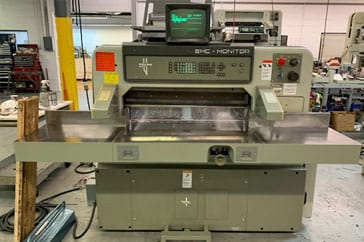 Used 36"  Paper Cutter 92 EMC Monitor Machine