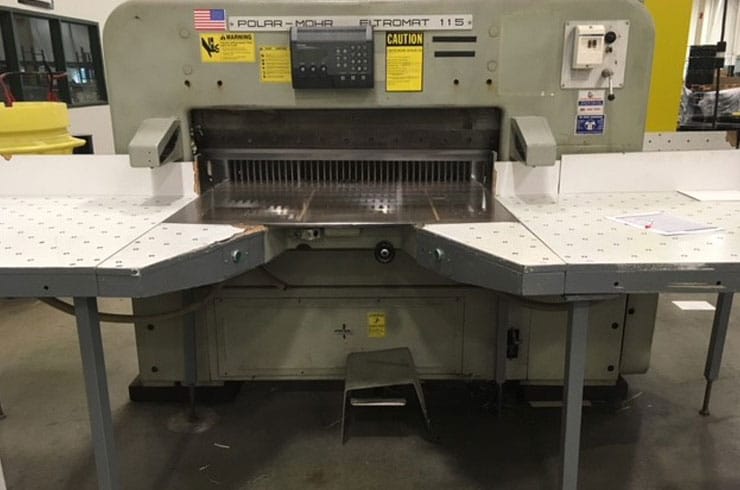 Used Polar 45" 115 EL Paper Cutter Machine