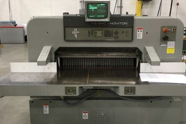 Used 45" Polar Paper Cutter 115 EMC Monitor Machine