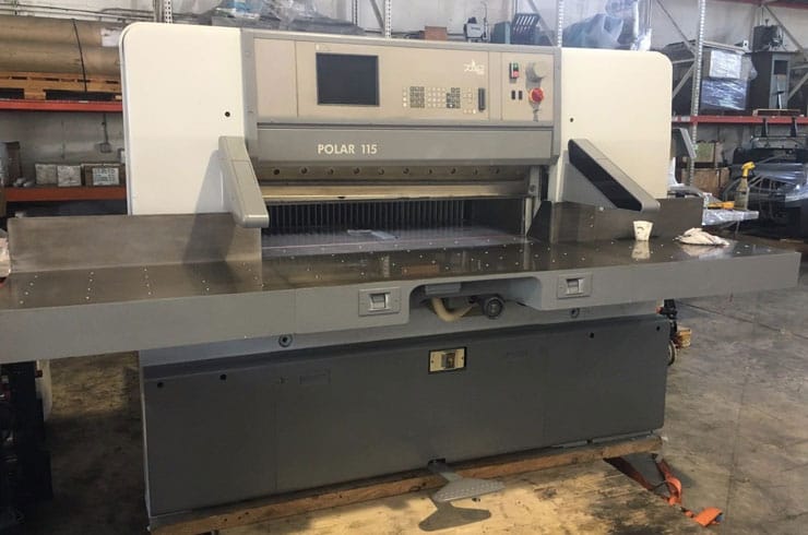 Used Polar 45" 115 ED Paper Cutter Machine