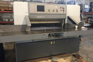 Used 45" Polar Paper Cutter 115 ED Machine