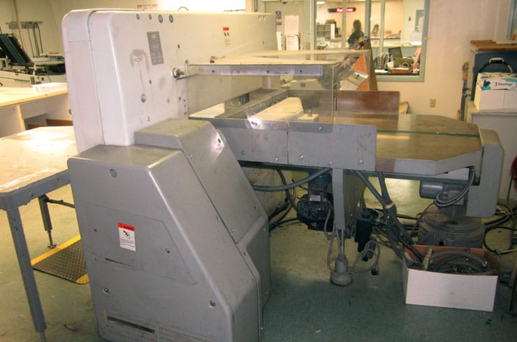 Used Polar 45" 115 ED - Autotrim Paper Cutter Thumbnail Photo Two