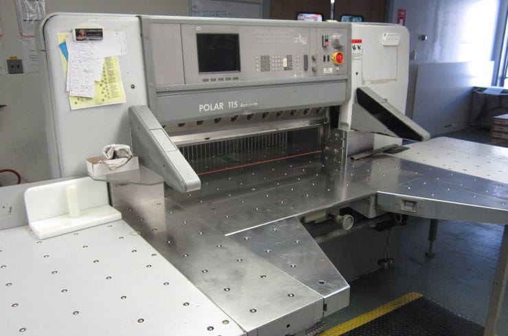 Used Polar 45" 115 ED - Autotrim Paper Cutter Thumnbail Photo Three
