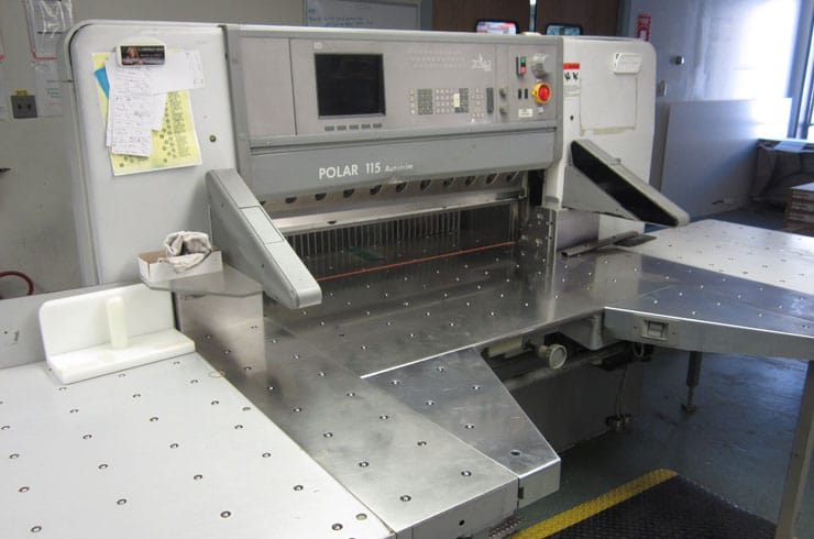 Used Polar 45" 115 ED - Autotrim Paper Cutter Thumnail Photo Three