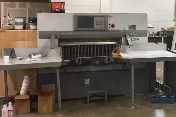 Used Polar 45" 115 XT Paper Cutter Machine