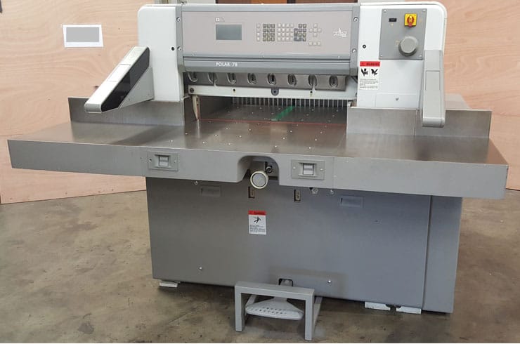 Used Polar 30" 78ES Paper Cutter Machine