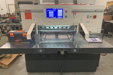 Used 31.5" Prism Paper Cutter P80 Machine