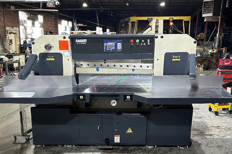 Used Saber 45" 115 Paper Cutter Machine