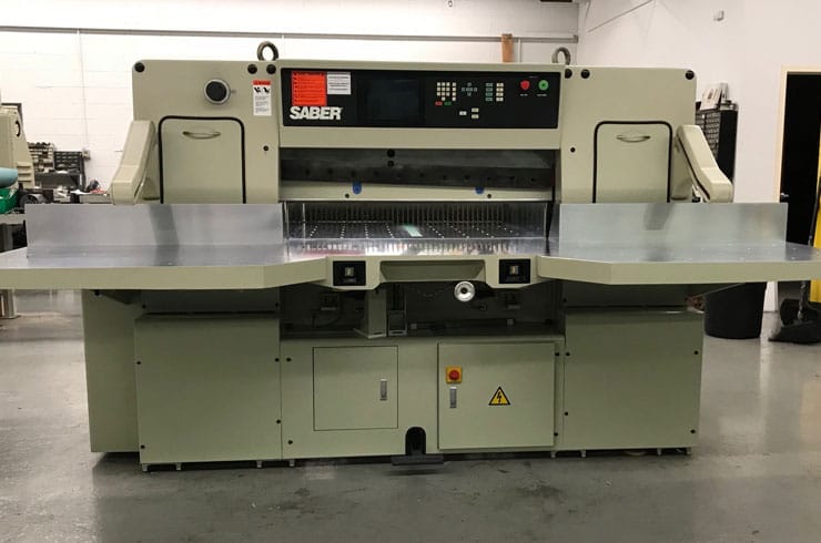 Used Saber 45" 115 Paper Cutter Machine