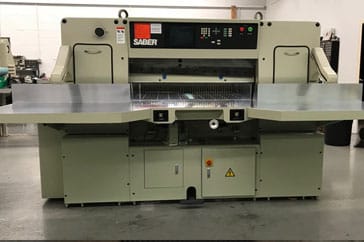 Used 45" Saber Paper Cutter 115 Machine