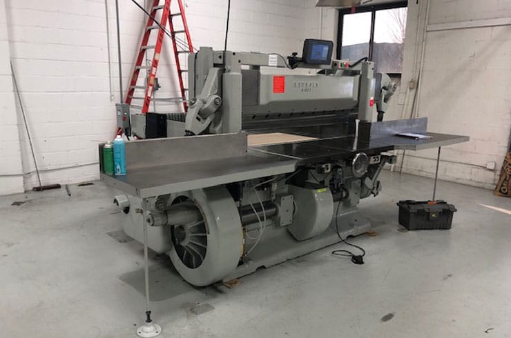 Used Harris Seybold 65" CF Paper Cutter Thumnbail Photo Three