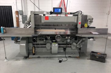 Used 65" Harris Seybold Paper Cutter CF Machine