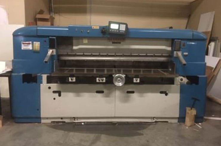 Used  85" CJ Full Hydraulic Paper Cutter Machine