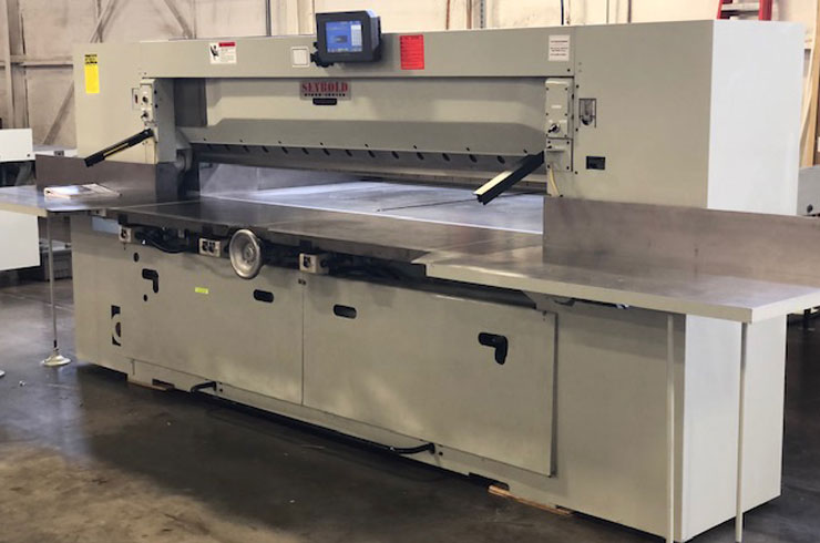 Used Harris Seybold 100" 100 CJ Paper Cutter Thumnbail Photo Three