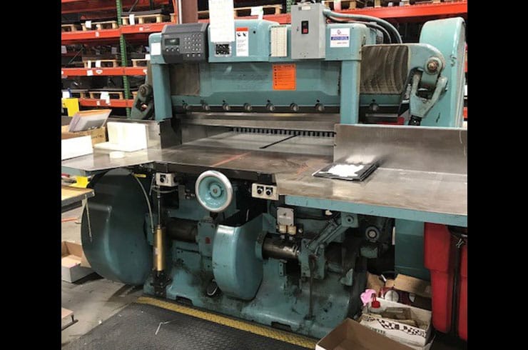 Used Harris Seybold 45" CF Paper Cutter Machine