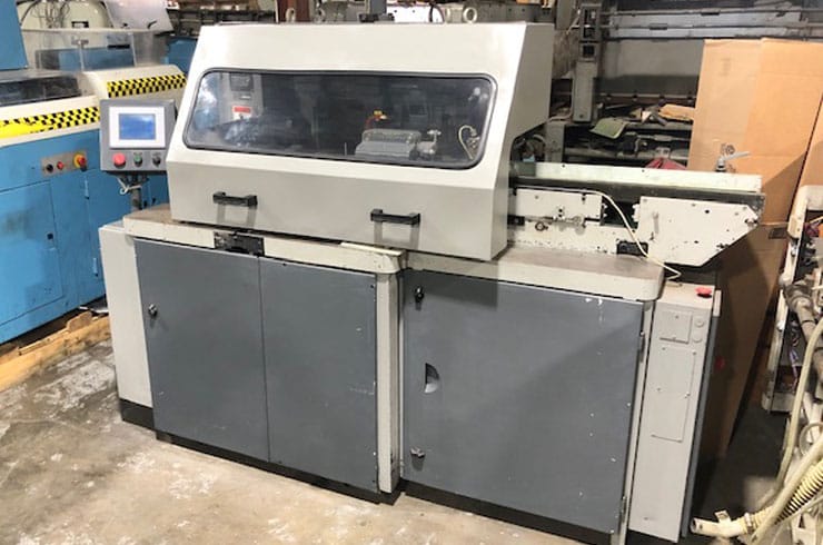 Used Stahl 15" VBF Three-Knife Trimmer Machine