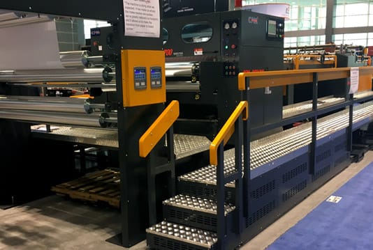 CHM industrial paper sheeter from Colter & Peterson