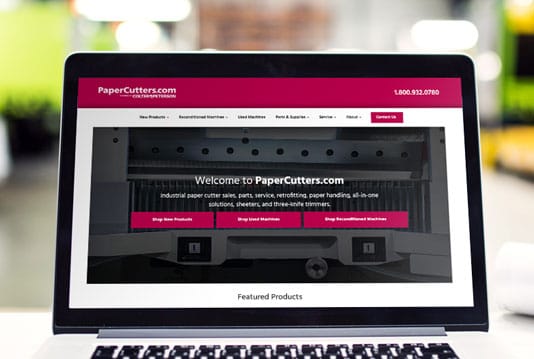 PaperCutters.com website relaunch